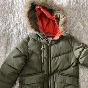 Zara girls puffer jacket
